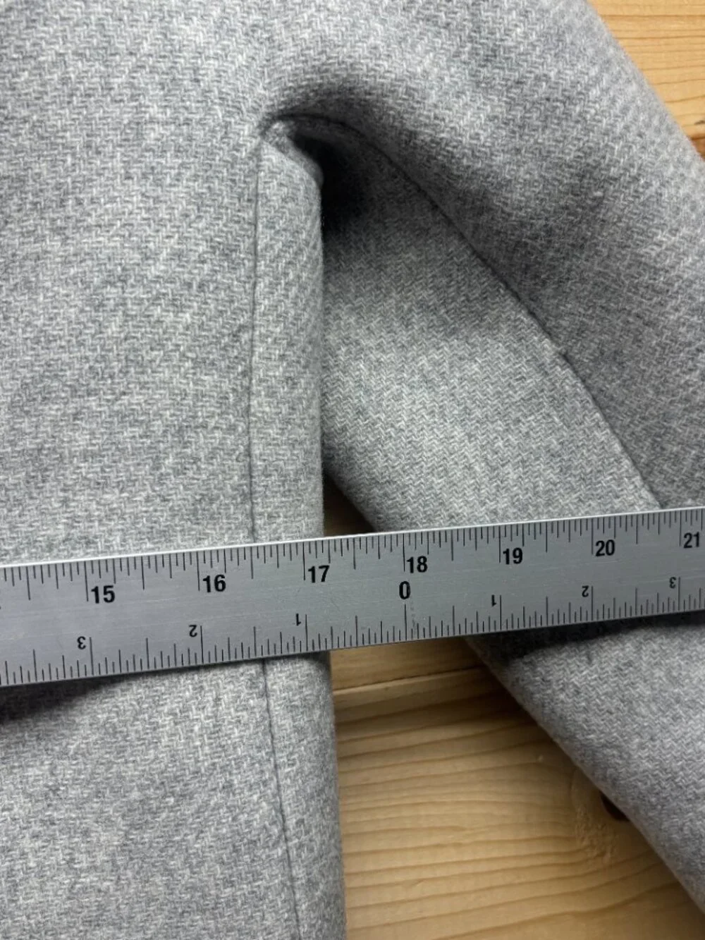 J Crew Coat Womens 000 Gray Wool Topcoat Stadium Cloth Nello Gori - Picture 5 of 12